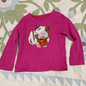 Mini Boden Guinea Pig Halloween Shirt 2-3 years